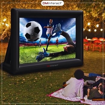 DMInteract 329x513cm 20 feet 240" Excellent Picture Quality Outdoor Inflatable Movie Projector Screen With Free Blower