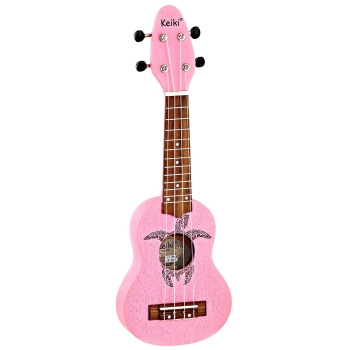 Ortega K1-PNK Keiki Soprano Ukulele Satin Pink Finish