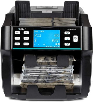 Kolibri Signature 2 Pocket Mix Value Counter, Sorter and Reader