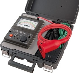 Kyoritsu KEW3124A High Voltage Insulation Tester With Hard Carrying Case
