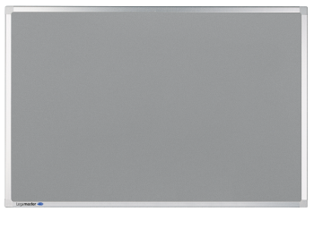 Legamaster 7-140154 Professional Lino-Cork Bulletin Pinboard 90 x 120 cm Grey