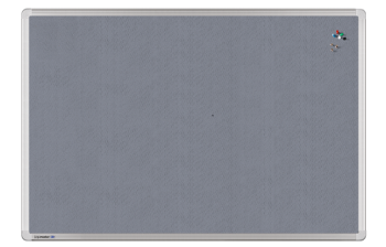 Legamaster 7-141935 Universal Felt Pinboard 45 x 60 cm Grey