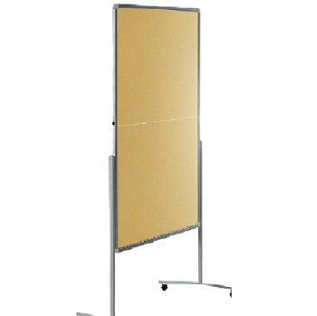 Legamaster 7-205100 Premium Folding Mobile Moderation Board 150x120cm Beige / Felt