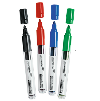 Legamaster Board Marker TZ 10 Wallet of 4, Assorted Colours