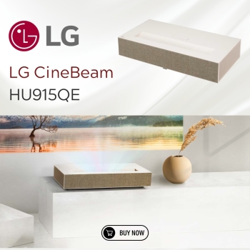 LG CineBeam HU915QE Premium 4K UHD Laser UST Projector