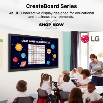 LG 98TR3DK 98'' 4K UHD IPS Touch Display 8ms Response Time Interactive Flat Panel