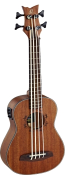 Ortega LIZZY-BSFL-GB Fretless Bariton Ukebass Mahogany