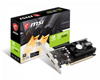 MSI 912-V809-2826 Geforce GT 1030 2GD4 LP OC Graphic Card