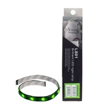 SilverStone LS01V Bright Verdant Green LED Light Strip for PC Case