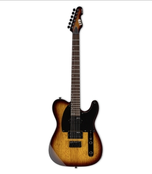 ESP LTE200RTSB LTD TE200 Series with Roasted Jatoba Fretboard Tobacco Sunburst Finish Guitar 