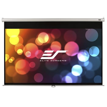 Elite Screens 100" Manual Series Projection Screen With 24" Drop