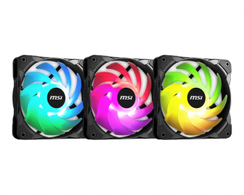 MSI MAX F12A-3 Addressable RGB Fan x 3 Pack