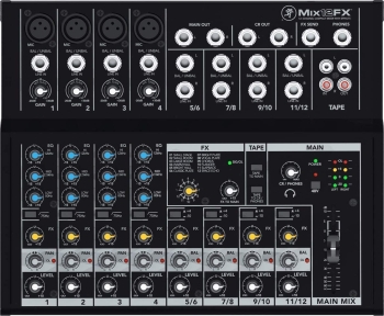 Mackie Mix12FX 12-Channel Compact Mixer with Effects