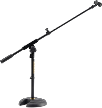 Hercules MS120B W-EZ Clip Lo-Pro Short-Boom Microphone Stand 