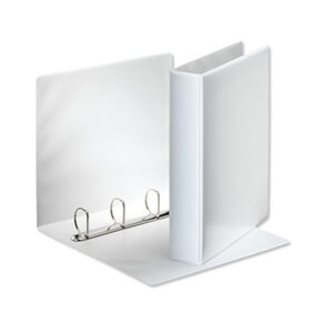 Ideal 1" 3 Ring Presentation Binder White A4 Size - Set of 10