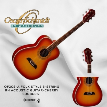 Oscar Schmidt OF2CS 6 Strings Folk Acoustic Guitar