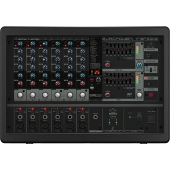 Behringer PMP560M 500-Watt 6-Channel Powered Mixer