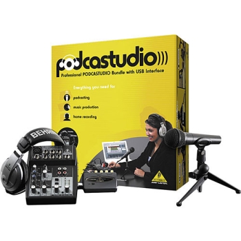 Behringer Complete Podcastudio Bundle With USB Audio Interface