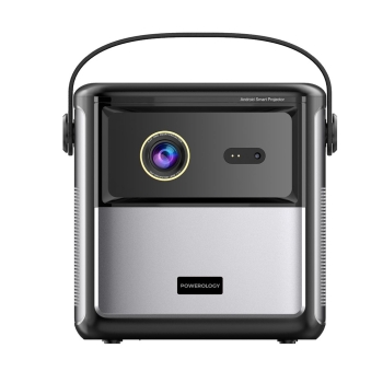 Powerology Starbeam PGTVPBK 450 ANSI Lumens 100" Android Google DLP Portable Projector