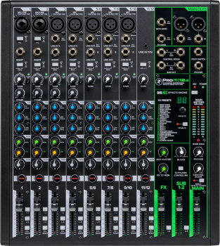 Mackie ProFX12v3 12 Channel Professional Effects Mixer with USB