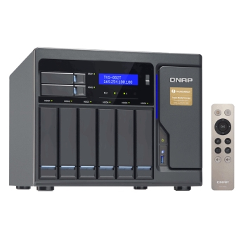 QNAP 8-Bay TurboNAS, SATA 6G, Core i5-6500 3.6 GHz, 16GB RAM