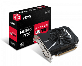 MSI 912-V809-2466 VGA Radeon RX 550 Aero ITX 2G OC Graphic Card