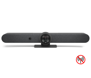 Logitech Rally Bar with Camera, Mic & Speakers for Medium to Large Rooms All-in-One Video Conferencing Bar