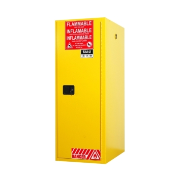 SAI-U SC0054Y 54-Gallon Single Door Flammable Safety Cabinet