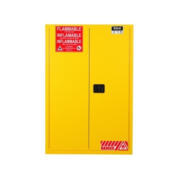 SAI-U SC2045Y 45-Gallon Double Door Flammable Safety Cabinet (Self-Closing Door)