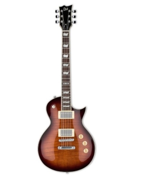 ESP LTD Eclipse EC-256 Flame Maple Top, Dark Brown Sunburst Finish Guitar