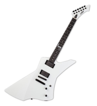 ESP LTD Snakebyte James Hetfield Signature Guitar, Snow White Finish Including Hard case