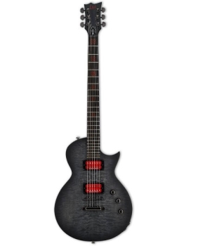 ESP LTD BB600 Ben Burnley Baritone Signature Guitar Quilted Maple See Thru Black Sunburst Satin Finish with ESP Hard Case