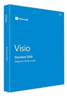 MS Visio Standard 2016 x32/x64 DVD
