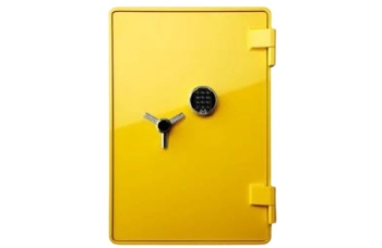 Shinjin SJST-800 Burglar Resistance Digital Steel Safe with Fire Resistance (Yellow)