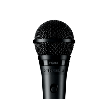 Shure PGA58-XLR Cardioid Dynamic Vocal Microphone with XLR-to-XLR Cable