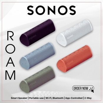 Sonos Roam 2 HiFi Portable Wi‑Fi & Bluetooth with 10‑Hour Battery Smart Loudspeaker