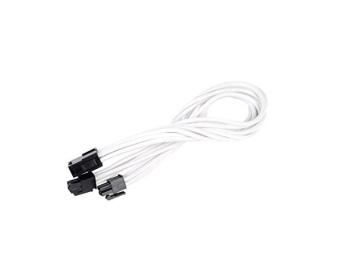 SilverStone PP07-EPS8-W 8-Pin to 8-Pin EPS Sleeved Power Extension Cable