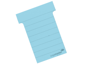 Legamaster T-cards 70 mm Wide 100 Pieces Blue In One Set