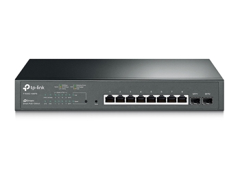 TP-Link T1500G-10MPS JetStream 8-Port Gigabit Smart PoE+ Switch with 2 SFP Slots