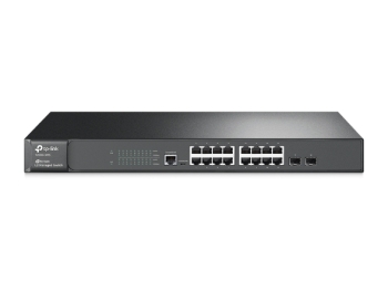 TP-Link JetStream 16-Port Gigabit L2 Managed Switch with 2 SFP Slots