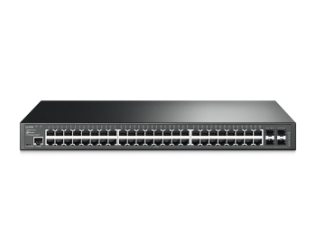 TP-Link T2600G-52TS (TL-SG3452) JetStream 48-Port Gigabit L2 Managed Switch with 4 SFP Slots