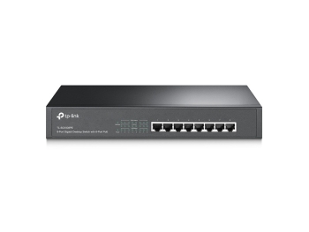 TP-Link TL-SG1008PE 8-Port Gigabit Desktop/Rackmount Switch with 8-Port PoE+