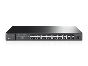 TP-Link TL-SL3428 JetStream 24-Port 10/100Mbps + 4-Port Gigabit L2 Managed Switch