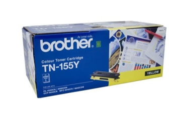 Brother Yellow Toner Cartridge TN155Y - High Yield