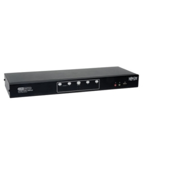 Tripp Lite 4-Port Dual Monitor DVI KVM Switch with Audio and USB 2.0 Hub