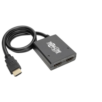 Tripp Lite 2-Port 4K 3D HDMI Splitter for Ultra-HD 4K x 2K Video with Audio, 4096 x 2160 @ 30 Hz