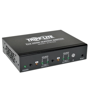 Tripp Lite 2x2 HDMI Matrix Switch for Video and Audio, 1920x1200 at 60Hz, TAA
