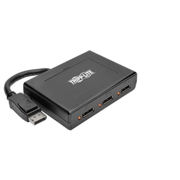 Tripp Lite 3-Port DisplayPort 1.2 Multi-Stream Transport Hub, UHD, TAA