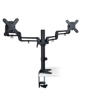 Tripp Lite Dual Full Motion Flex Arm Desk Clamp for 13" to 27" Monitors