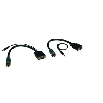 Tripp Lite Easy Pull Type-A Connectors, M/M set of VGA with Audio